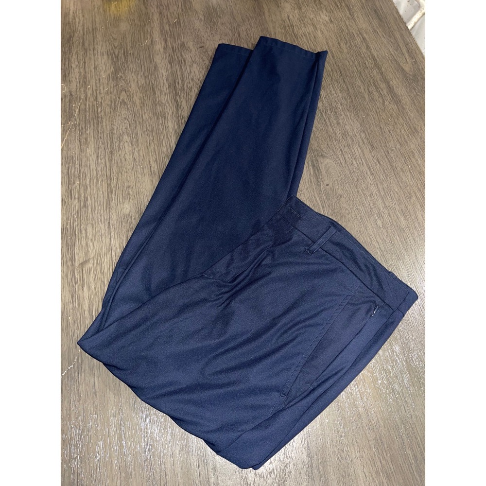 Reebok Mens 32x32 Navy Blue Performance Golf Pants REM233PA06 Chino Trousers